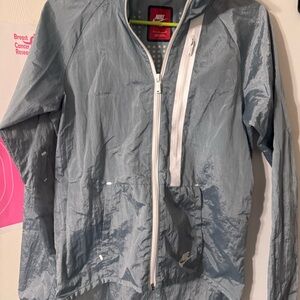 Nike Light Blue Windbreaker Jacket